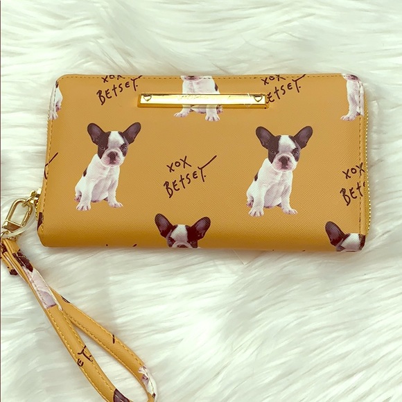 Betsey Johnson Handbags - Betsey Johnson French bulldog wallet